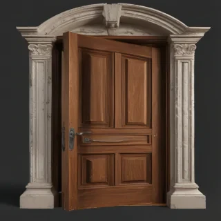 opening door png