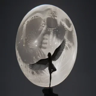 moon frawing