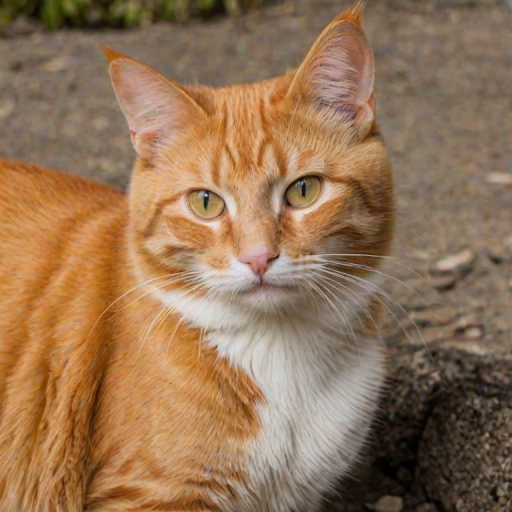 orange cat