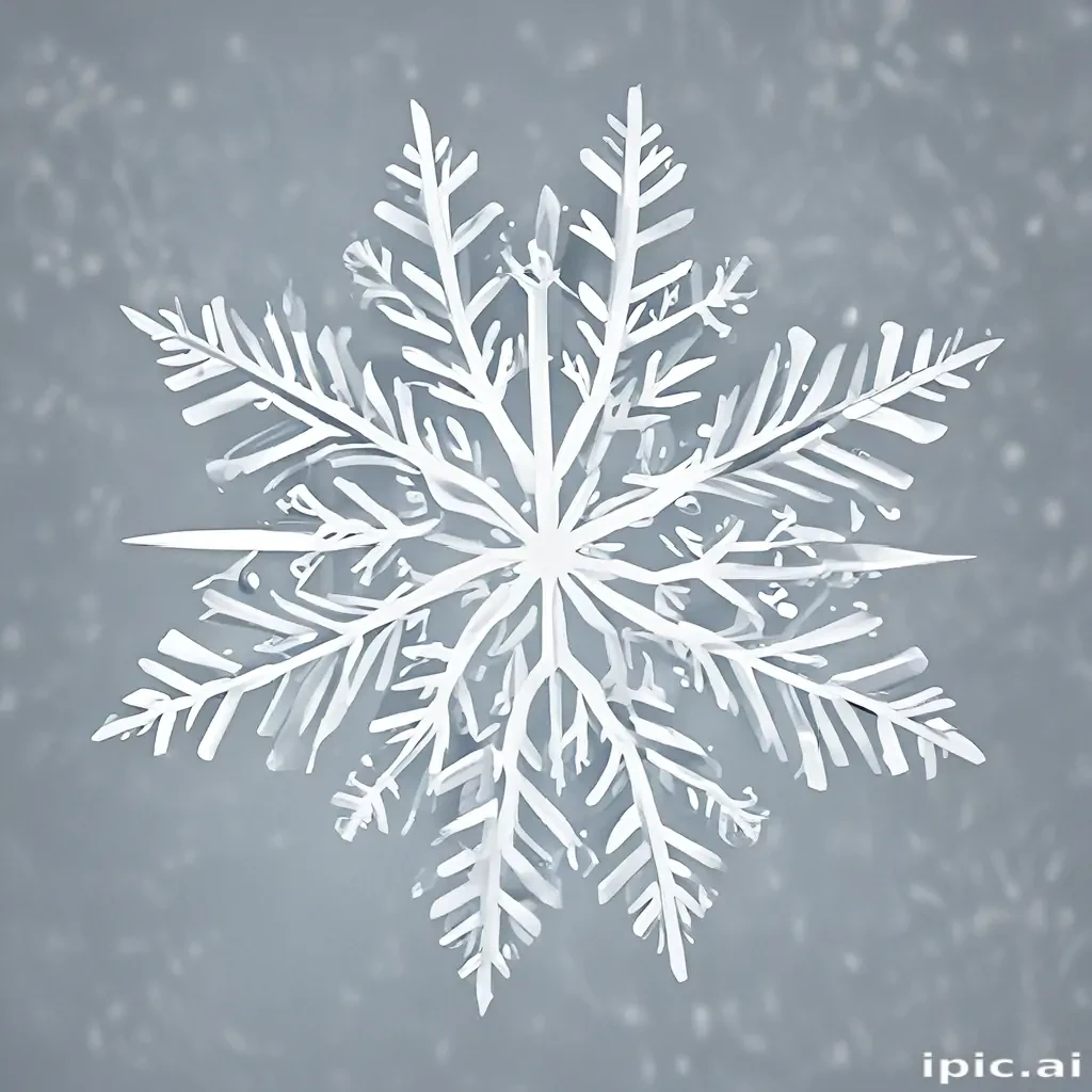 snowflake clipart free