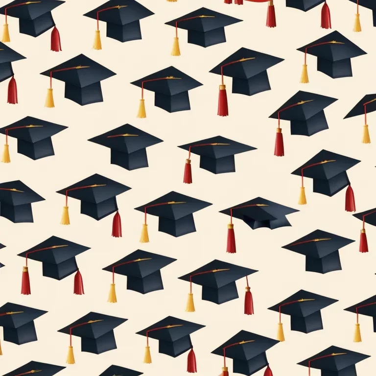 graduation cap background