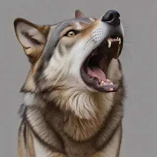 wolf howl png