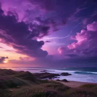 purple sky wallpaper