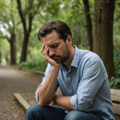man in sad