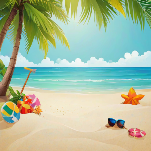 summer beach background