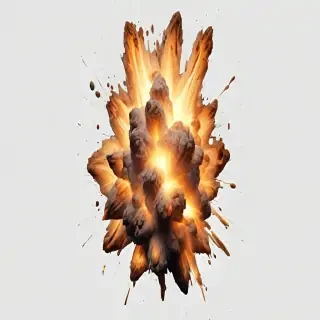 explosion transparent background