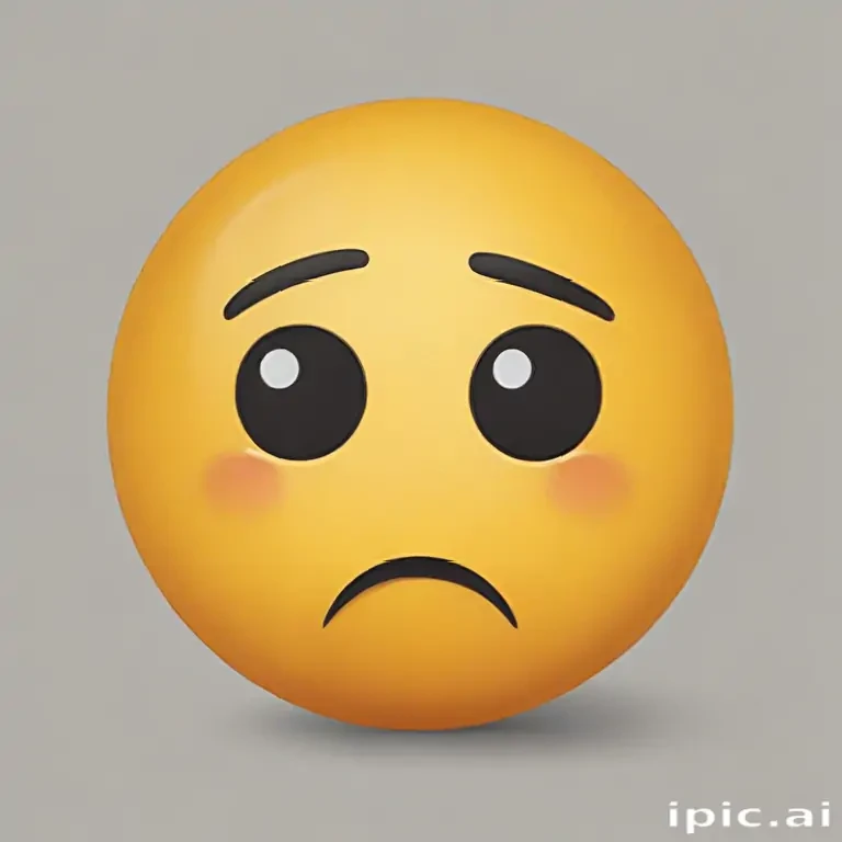 sad face emoji png