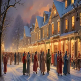 vintage christmas images to print