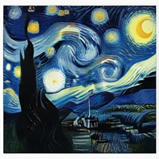 starry night png