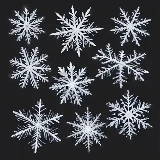 snowflakes png transparent