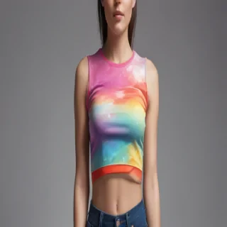 crop top mock up