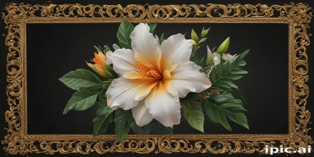png border flower