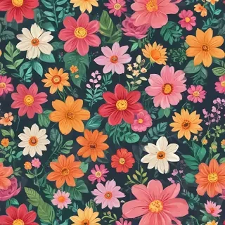 cartoon flowers png