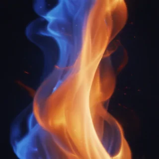 blue flame background