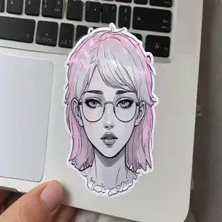 transparent aesthetic sticker