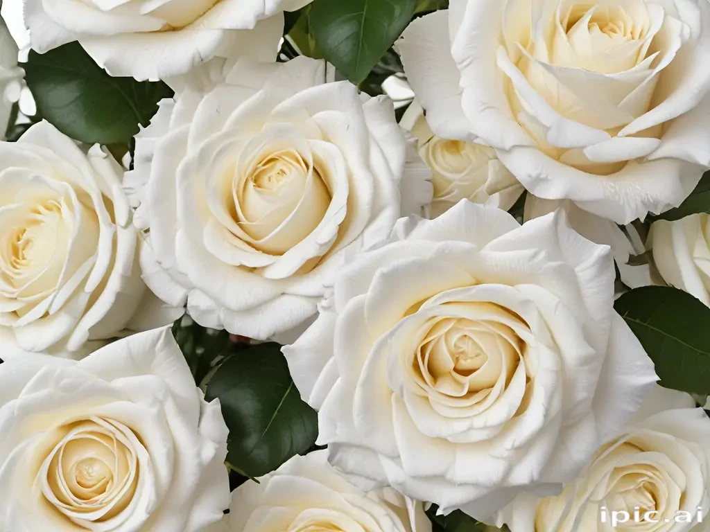white roses png