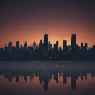 city silhouette png