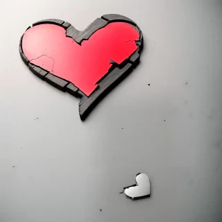 sad broken heart images