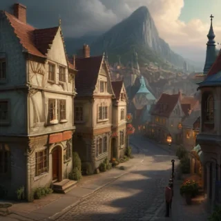 town background