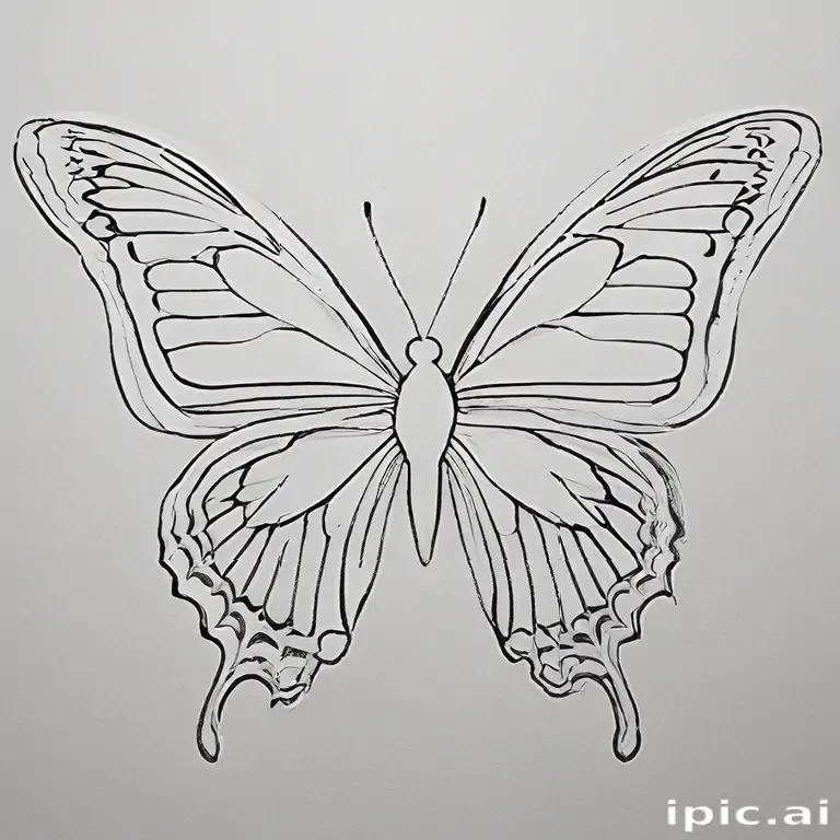 butterfly outline