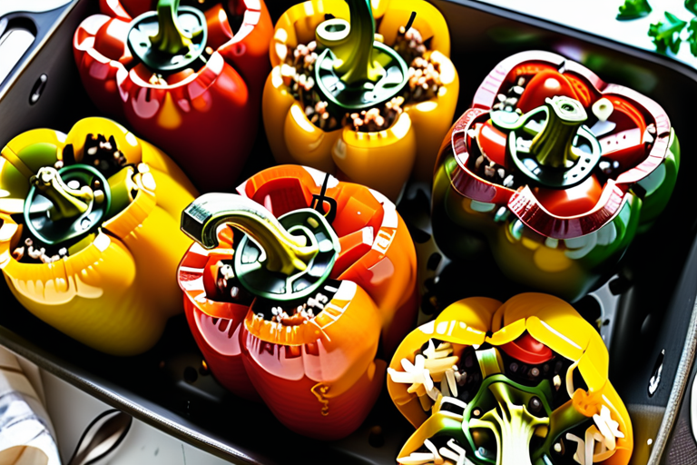 stuffed bell peppers without rice