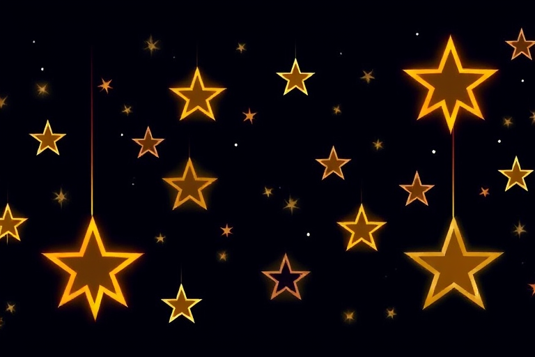 christmas stars clipart