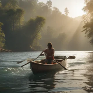 canoeing png