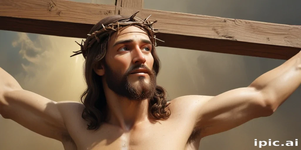 picture of jesus on cross
