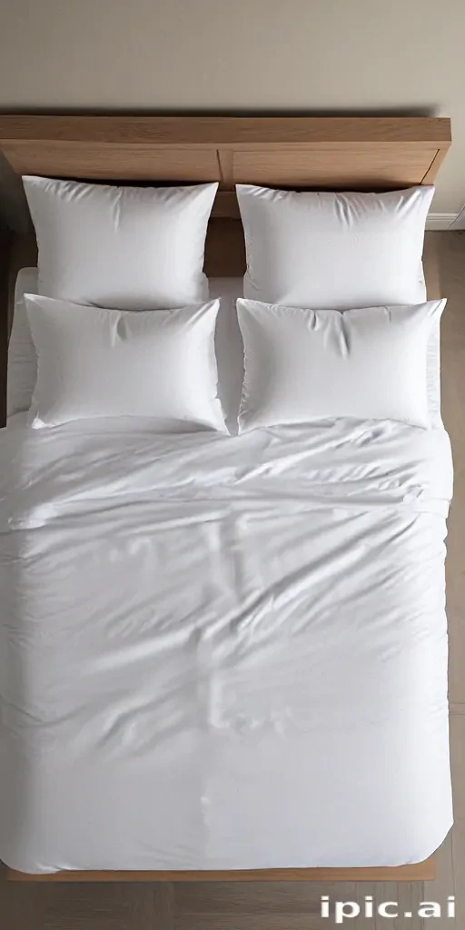 bed top view
