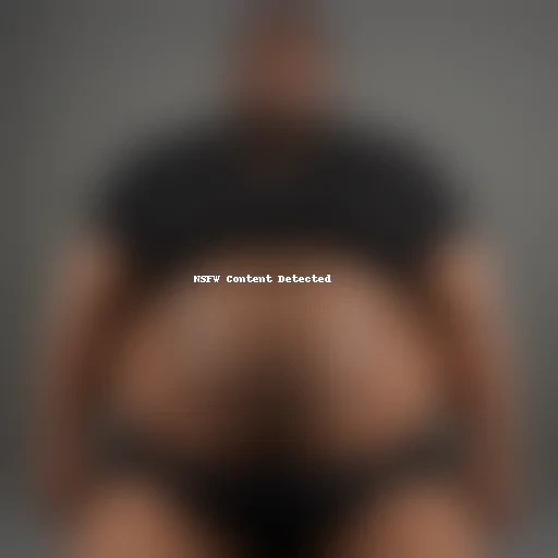 black fat man