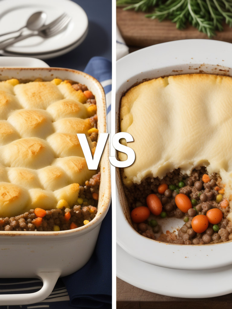 shepherd's pie vs cottage pie