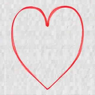 heart outline transparent