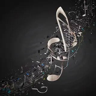 notes music background