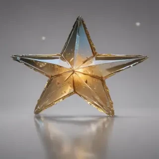 transparent star