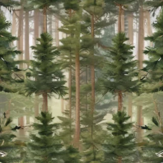 pine trees transparent background