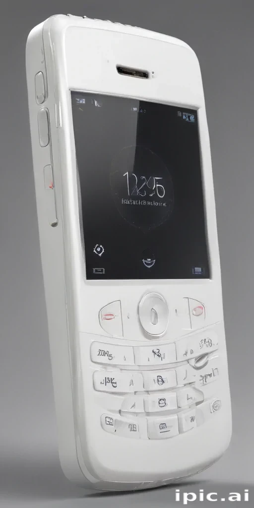 icon phone white