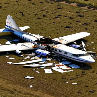 crashed plane png