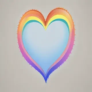 rainbow heart png