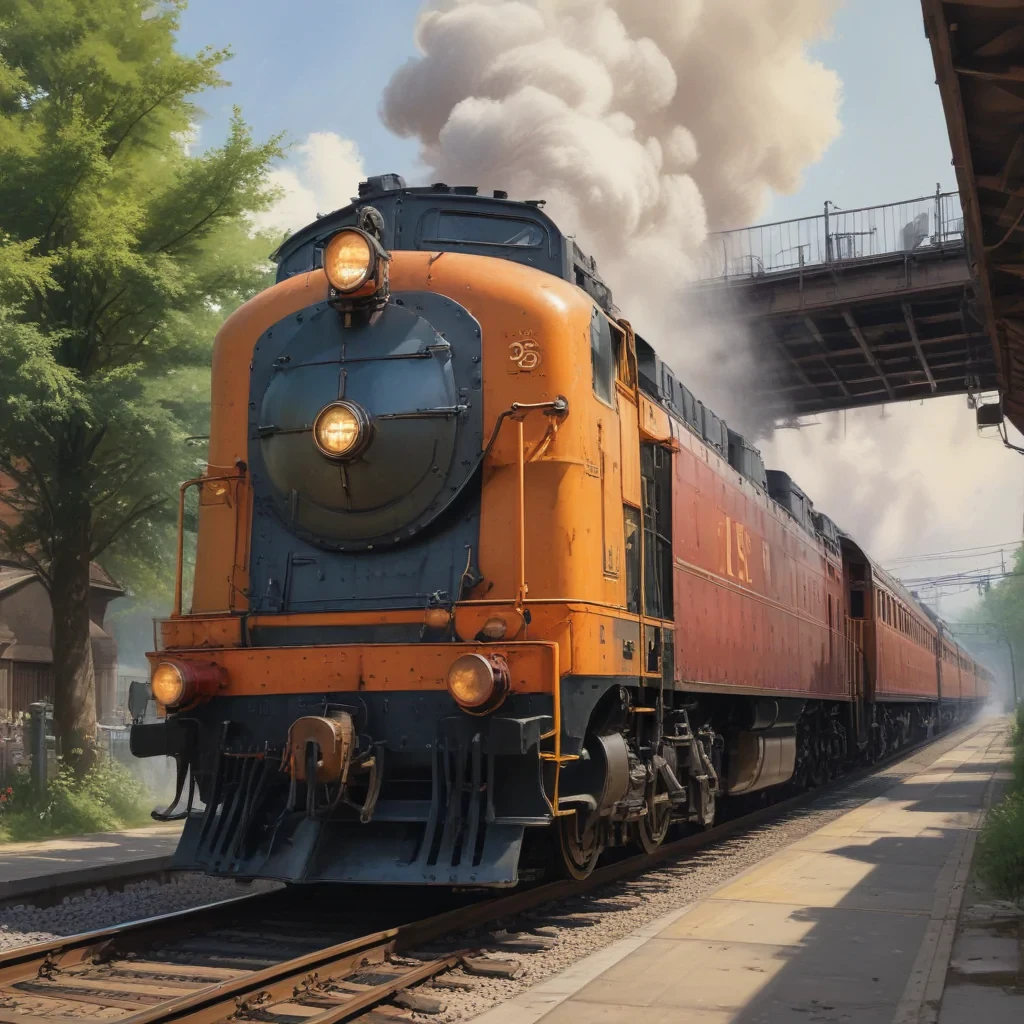 train sketch
