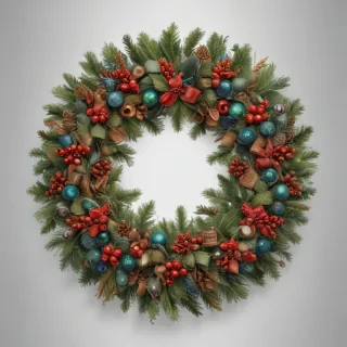 christmas wreath transparent