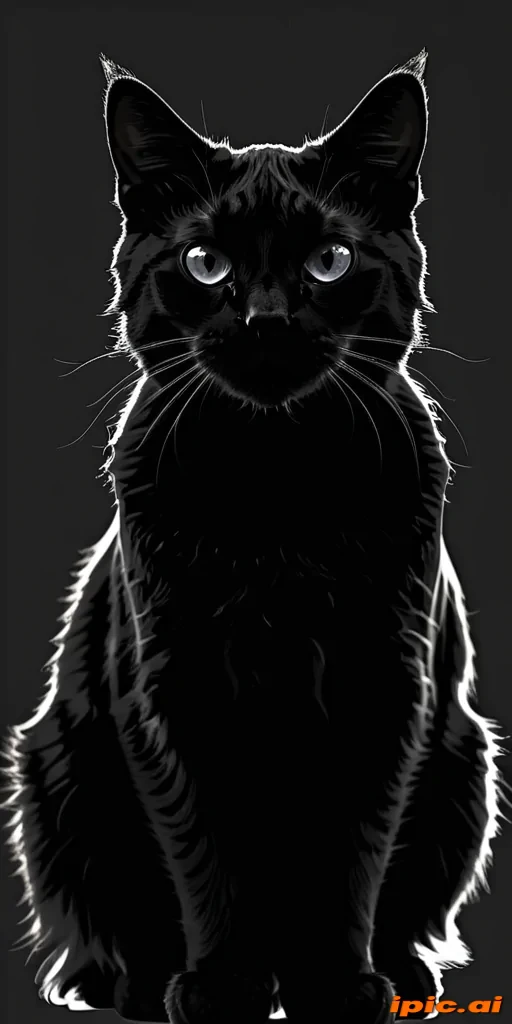 cat silhouette png