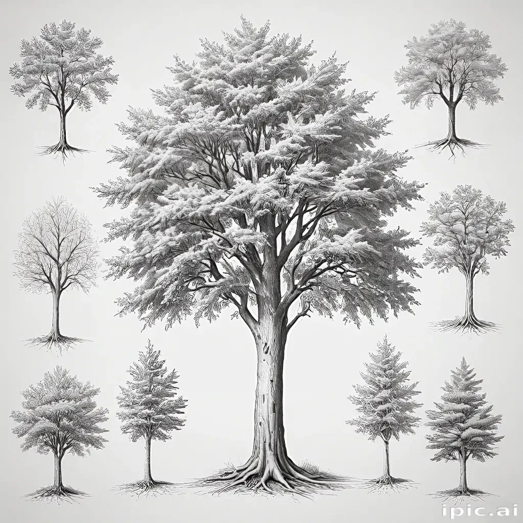 images of trees for drawing