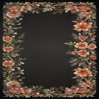 floral page borders