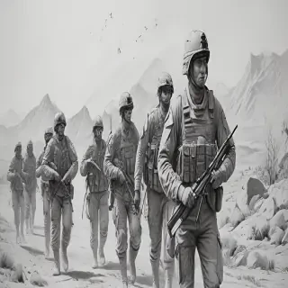 army drawing