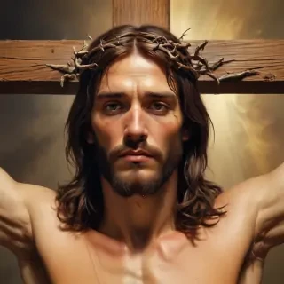 a picture of jesus on the cross