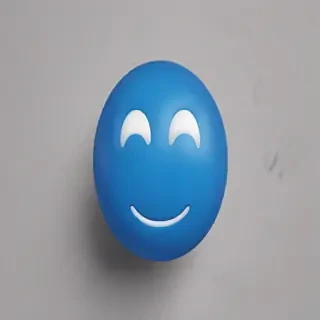 blue emoji