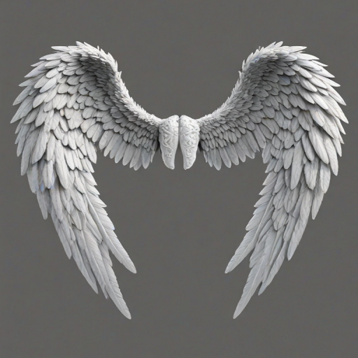 realistic angel wings png