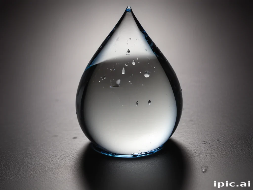 water drop transparent