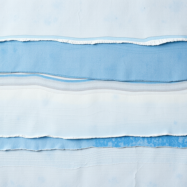 Generate a high-resolution image of an abstract textured background featuring layered patterns in neutral and blue tones, captured with a DSLR camera at f/8 aperture, ISO 100, 24mm lens, in soft natural lighting.