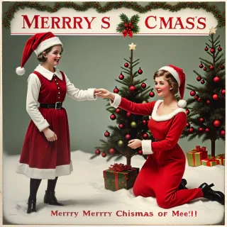xmas vintage images